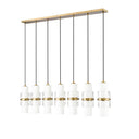 Z-Lite Cayden 4.75" 7 Light Linear Chandelier 19