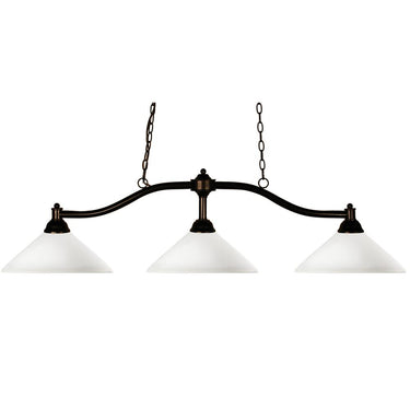 Z-Lite Chance 3 Light Billiard - 147-BILL-A14SHADE 1
