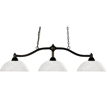 Z-Lite Chance 3 Light Billiard - 147-BILL-D14SHADE 1