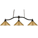 Z-Lite Chance 3 Light Billiard - 147-BILL-MSHADE 1