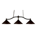 Z-Lite Chance 3 Light Billiard - 147-BILL-MSHADE 