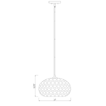 Z-Lite Chloe 10" High 1 Light Pendant image 14
