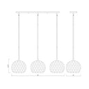 Z-Lite Chloe 3 Light Linear Chandelier image 14