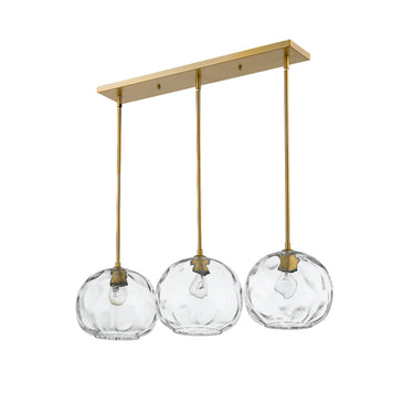Z-Lite Chloe 3 Light Linear Chandelier image 9