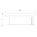 Z-Lite Clarion 2 Light Flush Mount 7