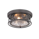 Z-Lite Clarion 3 Light Flush Mount 10