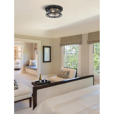 Z-Lite Clarion 3 Light Flush Mount 21