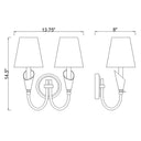 Z-Lite Claudelle 2 Light Wall Sconce 7