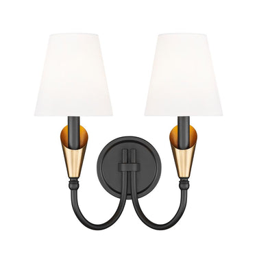 Z-Lite Claudelle 2 Light Wall Sconce 9