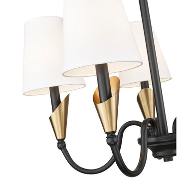 Z-Lite Claudelle 24" 5 Light Chandelier 11