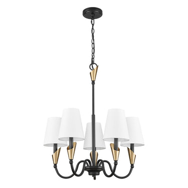 Z-Lite Claudelle 24" 5 Light Chandelier 12