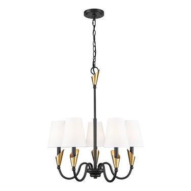 Z-Lite Claudelle 24" 5 Light Chandelier 8