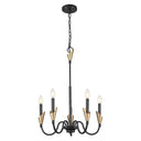 Z-Lite Claudelle 24" 5 Light Chandelier 9