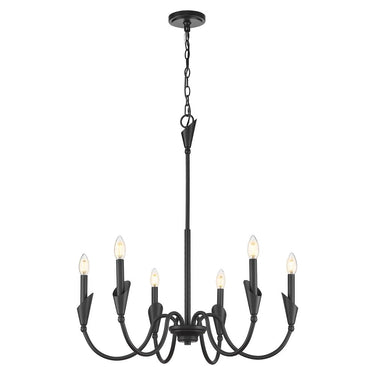 Z-Lite Claudelle 32" 6 Light Chandelier 1