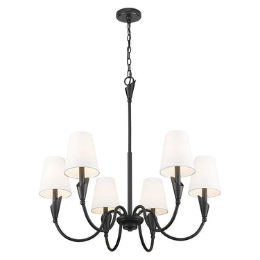 Z-Lite Claudelle 32" 6 Light Chandelier 2