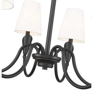 Z-Lite Claudelle 32" 6 Light Chandelier 3