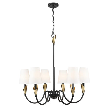 Z-Lite Claudelle 32" 6 Light Chandelier 8