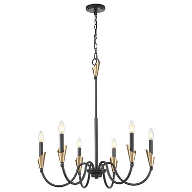 Z-Lite Claudelle 32" 6 Light Chandelier 9