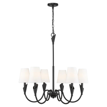 Z-Lite Claudelle 32" 6 Light Chandelier 