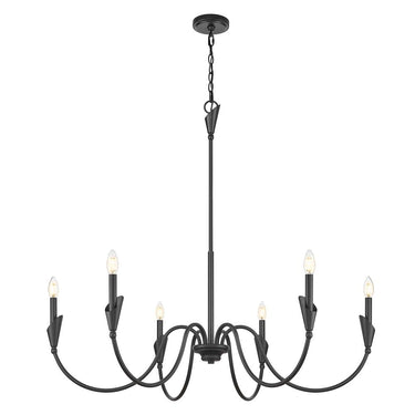 Z-Lite Claudelle 46" 6 Light Chandelier 1