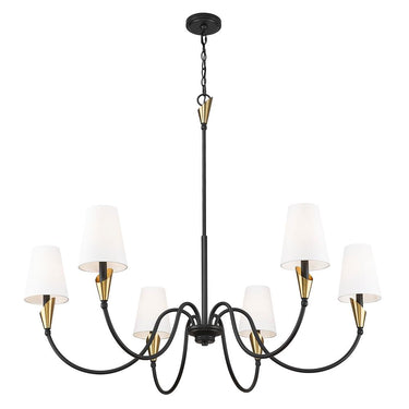 Z-Lite Claudelle 46" 6 Light Chandelier 10