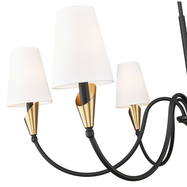 Z-Lite Claudelle 46" 6 Light Chandelier 11