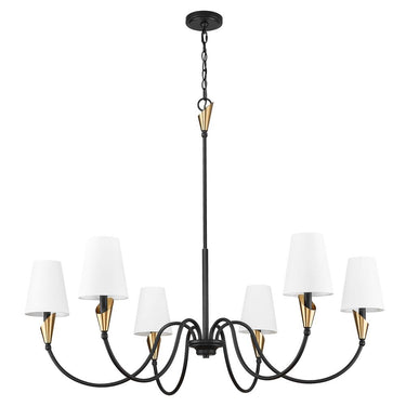 Z-Lite Claudelle 46" 6 Light Chandelier 12