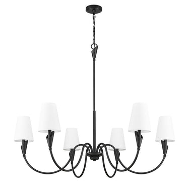 Z-Lite Claudelle 46" 6 Light Chandelier 4