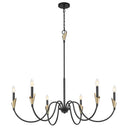 Z-Lite Claudelle 46" 6 Light Chandelier 9