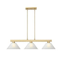 Z-Lite Cobalt 14.25" 3 Light Billiard - 152-BILL-A14SHADE 14