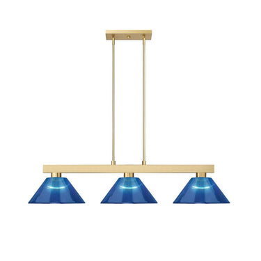 Z-Lite Cobalt 14.25" 3 Light Billiard - 152-BILL-ARCSHADE 1