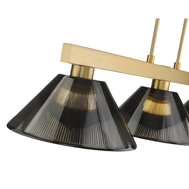Z-Lite Cobalt 14.25" 3 Light Billiard - 152-BILL-ARCSHADE 10