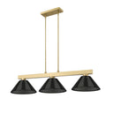 Z-Lite Cobalt 14.25" 3 Light Billiard - 152-BILL-ARCSHADE 11
