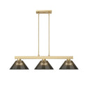 Z-Lite Cobalt 14.25" 3 Light Billiard - 152-BILL-ARCSHADE 8