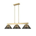 Z-Lite Cobalt 14.25" 3 Light Billiard - 152-BILL-ARCSHADE 9