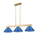 Z-Lite Cobalt 14.25" 3 Light Billiard - 152-BILL-ARCSHADE 