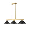 Z-Lite Cobalt 14.25" 3 Light Billiard - 152-BILL-MSHADE 14