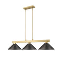 Z-Lite Cobalt 14.25" 3 Light Billiard - 152-BILL-MSHADE 2