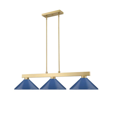 Z-Lite Cobalt 14.25" 3 Light Billiard - 152-BILL-MSHADE 20