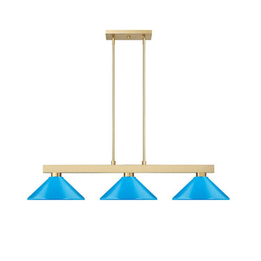 Z-Lite Cobalt 14.25" 3 Light Billiard - 152-BILL-MSHADE 8