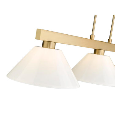 Z-Lite Cobalt 14.25" 3 Light Billiard in Modern Gold 3