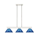 Z-Lite Cobalt 14" 3 Light Billiard - 152-BILL-ARCSHADE 1
