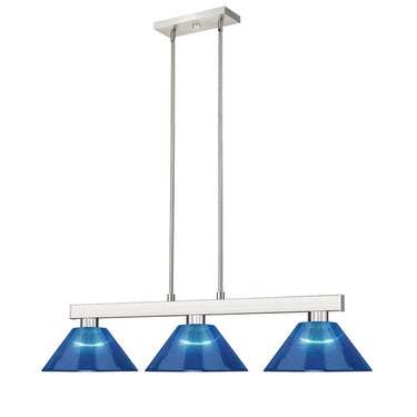 Z-Lite Cobalt 14" 3 Light Billiard - 152-BILL-ARCSHADE 2