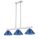 Z-Lite Cobalt 14" 3 Light Billiard - 152-BILL-ARCSHADE 4