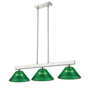 Z-Lite Cobalt 14" 3 Light Billiard - 152-BILL-ARCSHADE 6