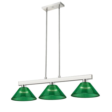 Z-Lite Cobalt 14" 3 Light Billiard - 152-BILL-ARCSHADE 6