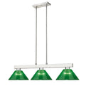 Z-Lite Cobalt 14" 3 Light Billiard - 152-BILL-ARCSHADE 8