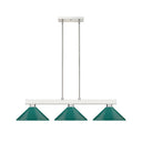 Z-Lite Cobalt 14" 3 Light Billiard - 152-BILL-MSHADE 1