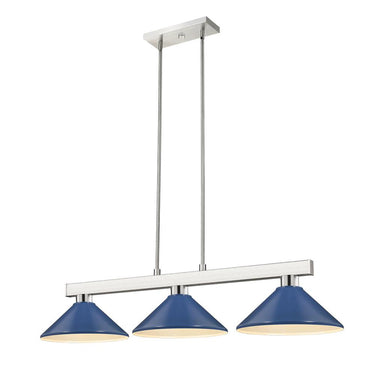 Z-Lite Cobalt 14" 3 Light Billiard - 152-BILL-MSHADE 18