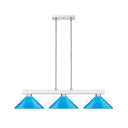 Z-Lite Cobalt 14" 3 Light Billiard - 152-BILL-MSHADE 7